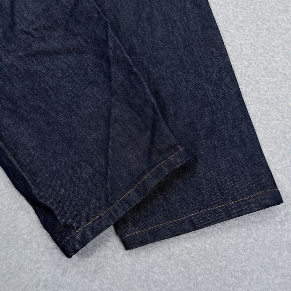Luxire Custom Clothing Selvedge Jeans Mens 48 x 29 Loose Tapered Dark Denim $150 - Picture 12 of 13